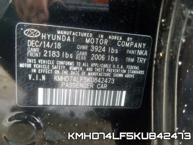 KMHD74LF5KU842473 фото 2