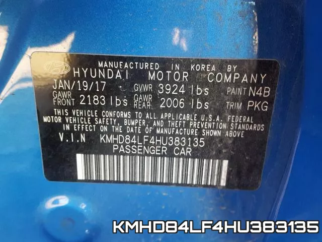 KMHD84LF4HU383135 фото 2