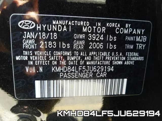 KMHD84LF5JU629194 фото 2