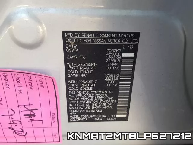 KNMAT2MT8LP527212 фото 2