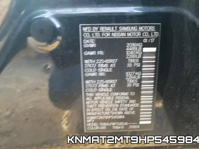 KNMAT2MT9HP545984 фото 2