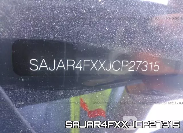 SAJAR4FXXJCP27315 фото 10
