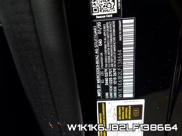 W1K1K6JB2LF138664 фото 2