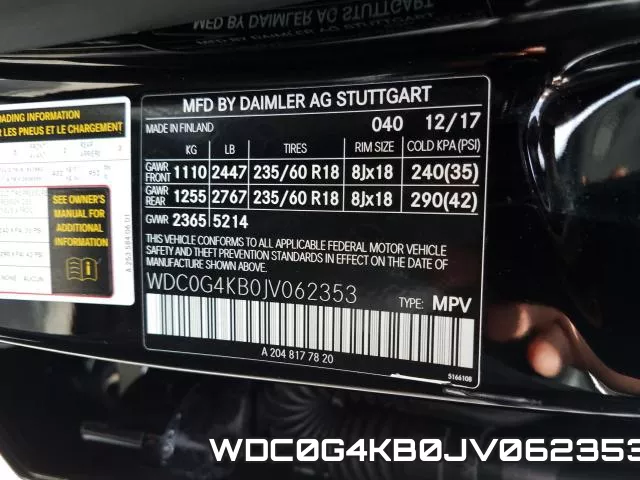 WDC0G4KB0JV062353 фото 2