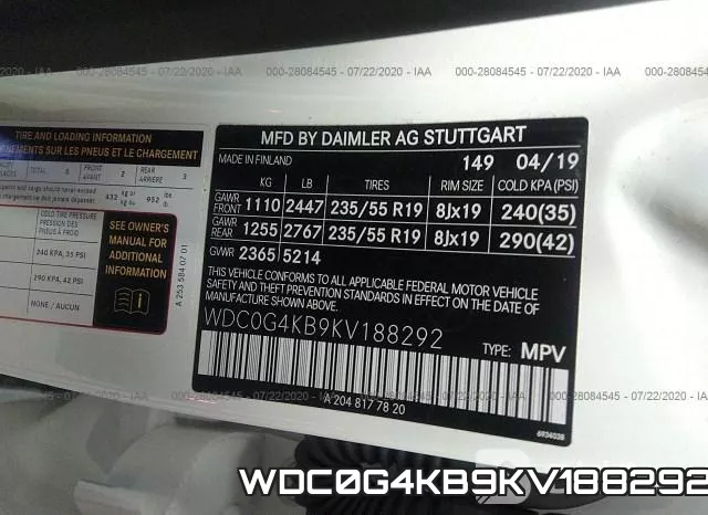 WDC0G4KB9KV188292 фото 10