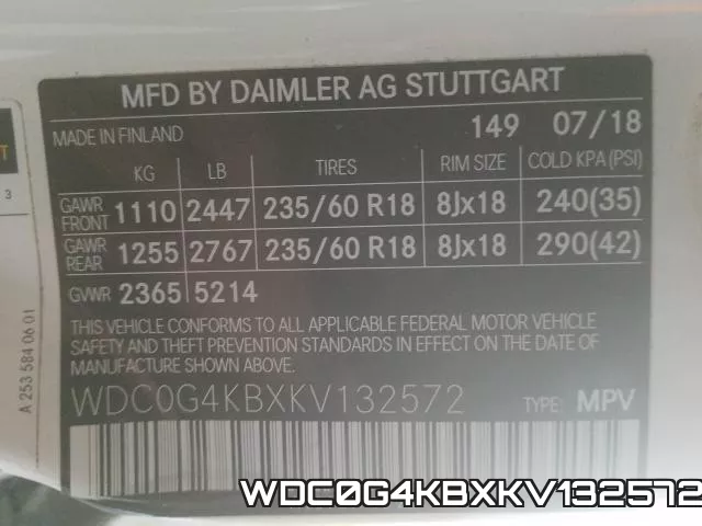 WDC0G4KBXKV132572 фото 2