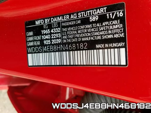 WDDSJ4EB8HN468182 фото 2