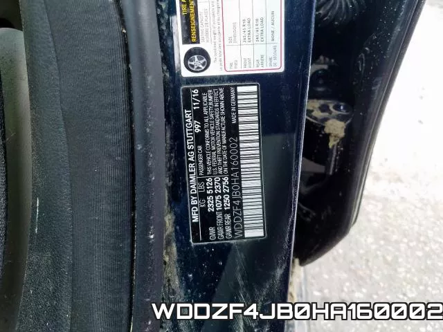 WDDZF4JB0HA160002 фото 2