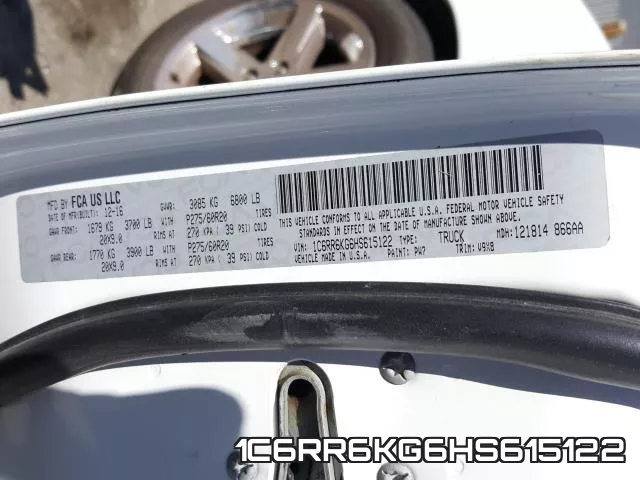 1C6RR6KG6HS615122 фото 2