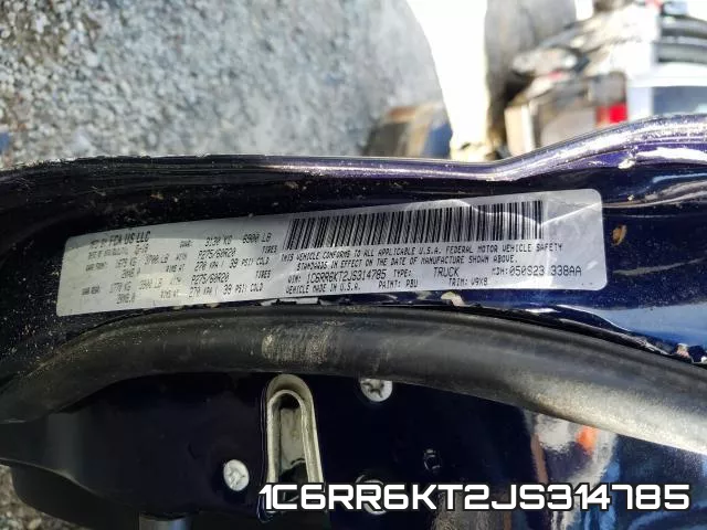 1C6RR6KT2JS314785 фото 2