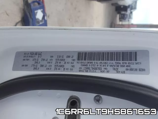 1C6RR6LT9HS867653 фото 2