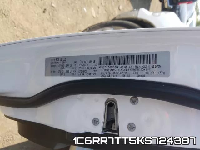 1C6RR7TT5KS724387 фото 2