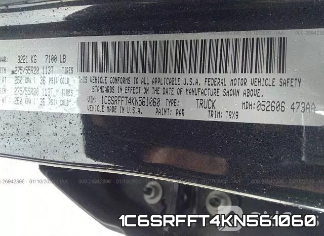 1C6SRFFT4KN561060 фото 10