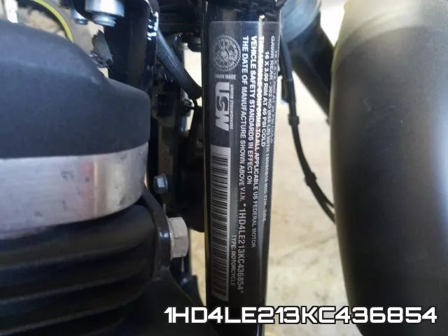 1HD4LE213KC436854 фото 2