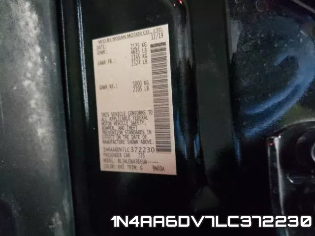 1N4AA6DV7LC372230 фото 2
