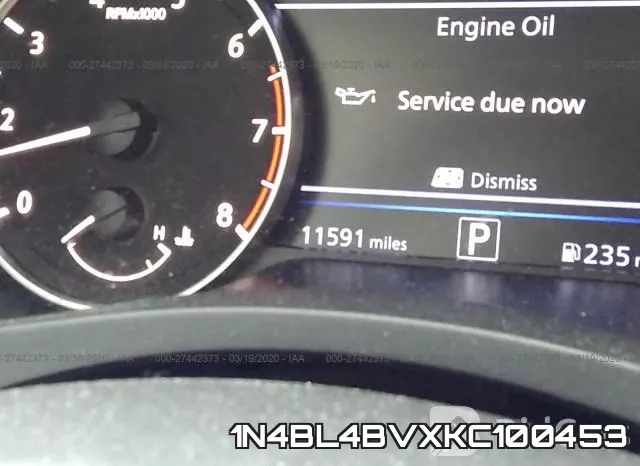 1N4BL4BVXKC100453 фото 8