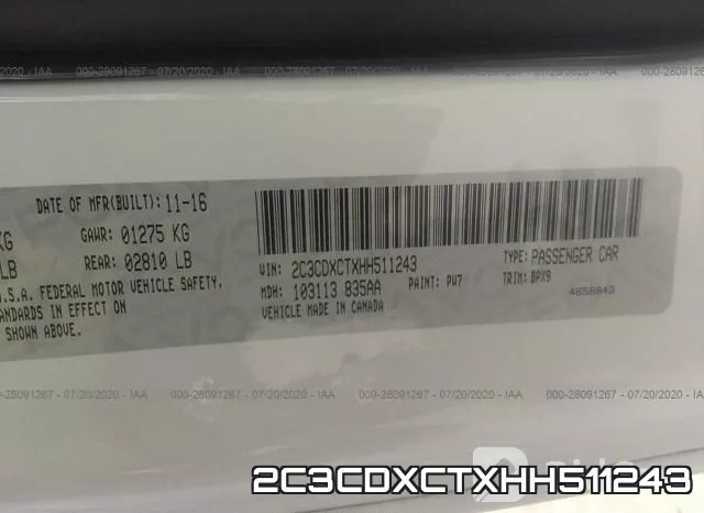 2C3CDXCTXHH511243 фото 10