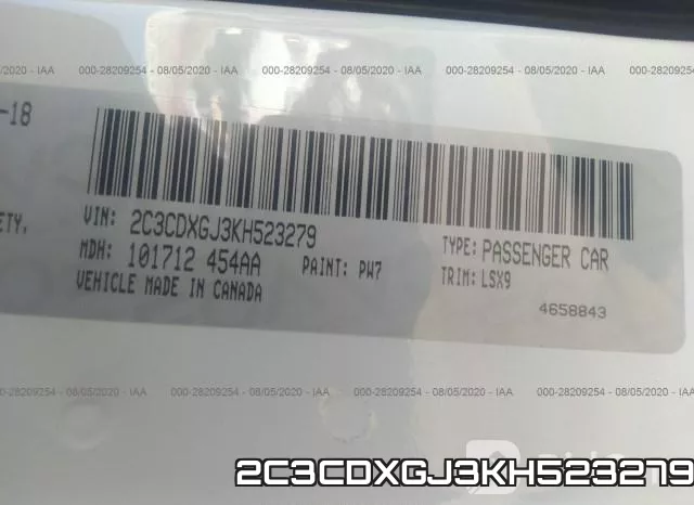 2C3CDXGJ3KH523279 фото 10