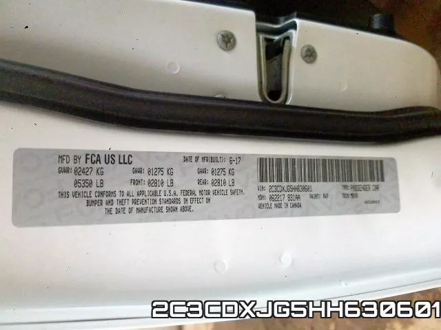 2C3CDXJG5HH630601 фото 2