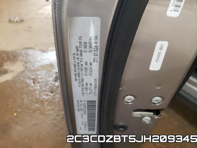 2C3CDZBT5JH209345 фото 2