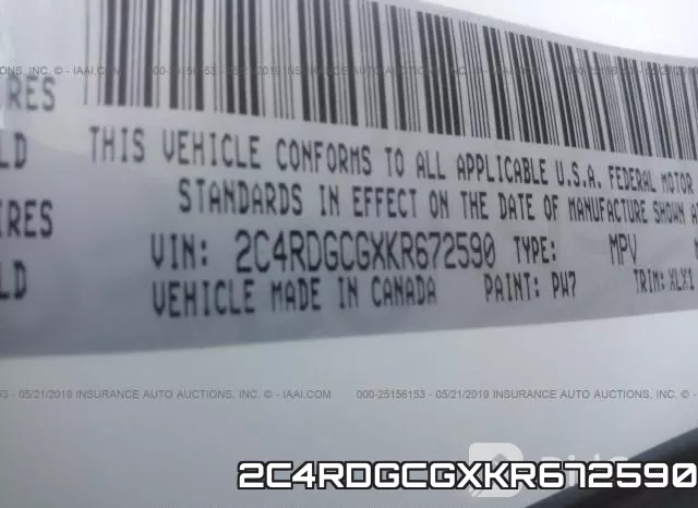 2C4RDGCGXKR672590 фото 10