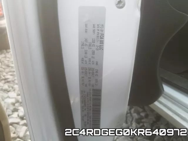 2C4RDGEG0KR640972 фото 2