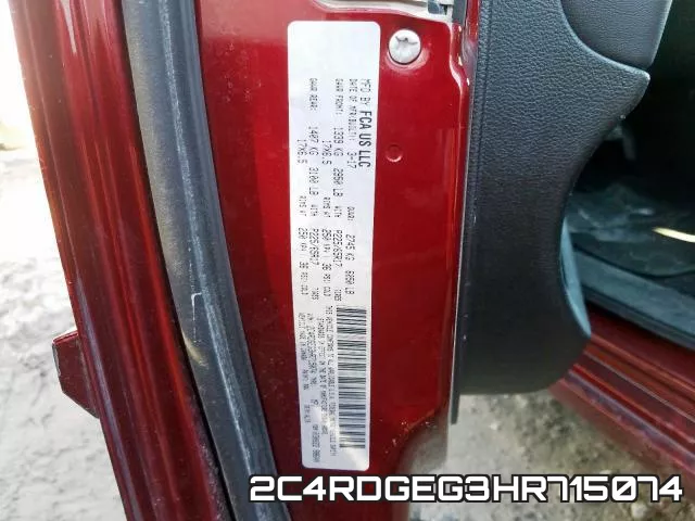 2C4RDGEG3HR715074 фото 2