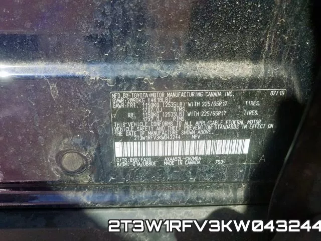 2T3W1RFV3KW043244 фото 2