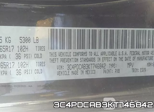 3C4PDCAB3KT746842 фото 10