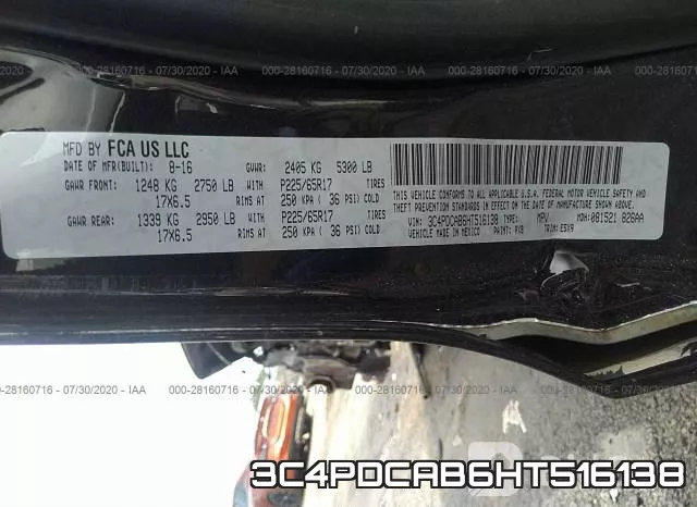 3C4PDCAB6HT516138 фото 9