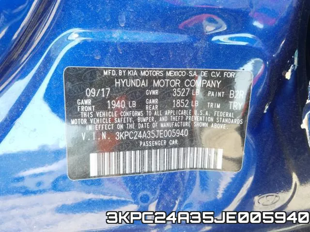 3KPC24A35JE005940 фото 2