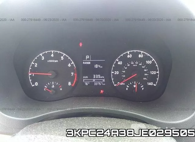 3KPC24A38JE029505 фото 8