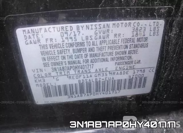 3N1AB7AP0HY401717 фото 10