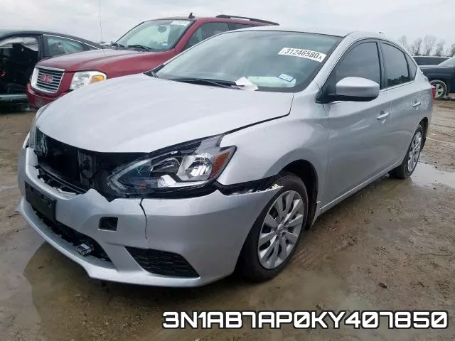 3N1AB7AP0KY407850 фото 3