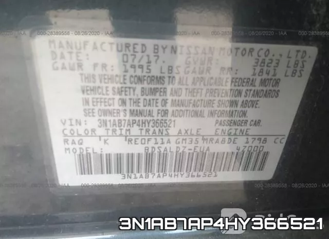 3N1AB7AP4HY366521 фото 10
