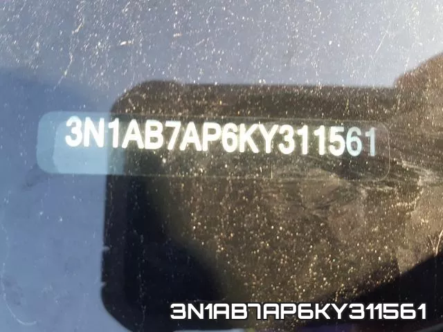 3N1AB7AP6KY311561 фото 2