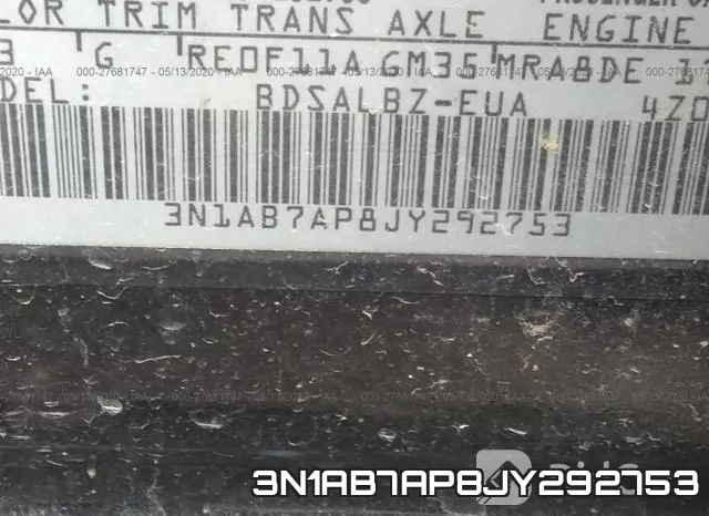 3N1AB7AP8JY292753 фото 10