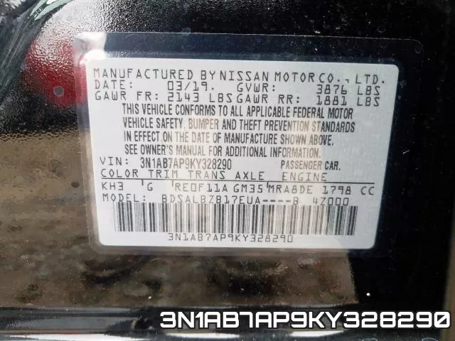 3N1AB7AP9KY328290 фото 2