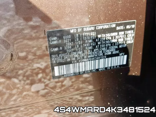 4S4WMARD4K3481524 фото 2