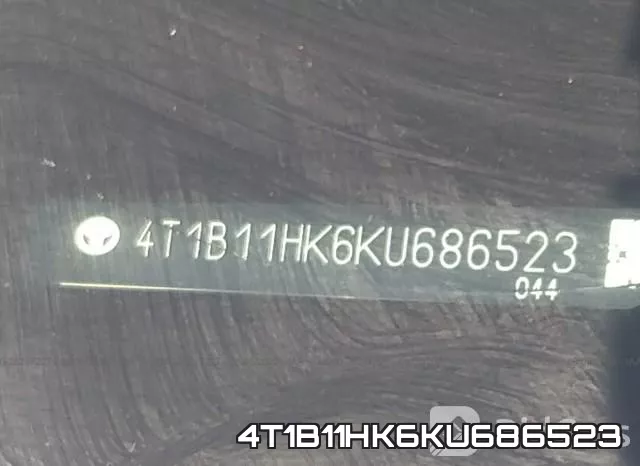4T1B11HK6KU686523 фото 10