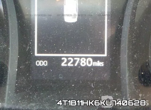 4T1B11HK6KU740628 фото 8
