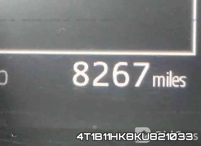 4T1B11HK8KU821033 фото 8