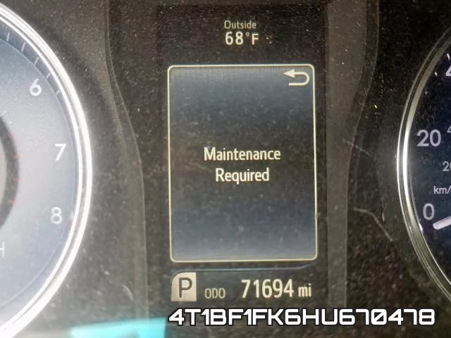 4T1BF1FK6HU670478 фото 9