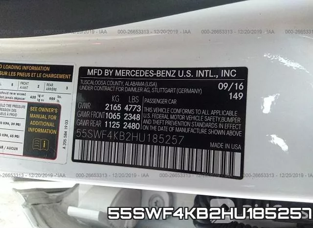 55SWF4KB2HU185257 фото 10