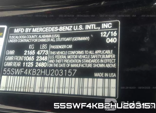 55SWF4KB2HU203157 фото 10