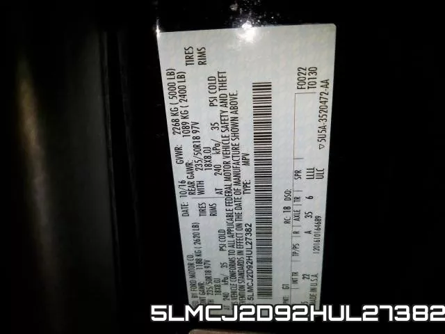 5LMCJ2D92HUL27382 фото 2