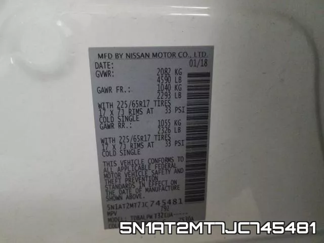 5N1AT2MT7JC745481 фото 2