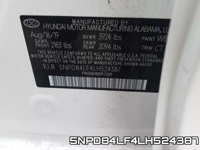 5NPD84LF4LH524387 фото 2