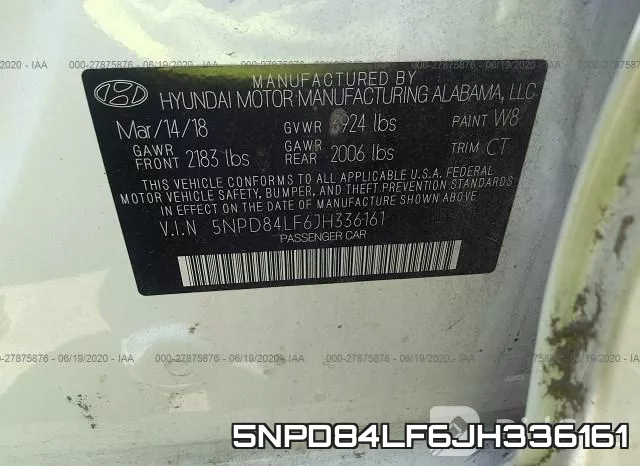 5NPD84LF6JH336161 фото 10