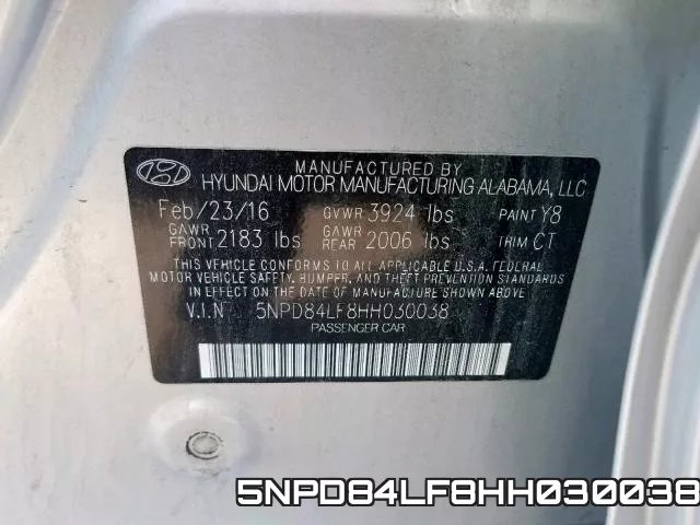 5NPD84LF8HH030038 фото 2